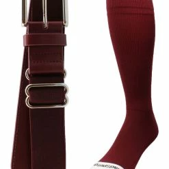 MadSportsStuff Pro Line Softball Socks And Belt Combo Youth And Adult