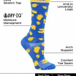 Best deal ๐ TCK UCLA Bruins ๐งฆ Socks ๐ฉ Womens Savage Crew ๐งฆ Socks All Schools ๐ 7 TCK UCLA Bruins Socks Womens Savage Crew Socks All Schools
