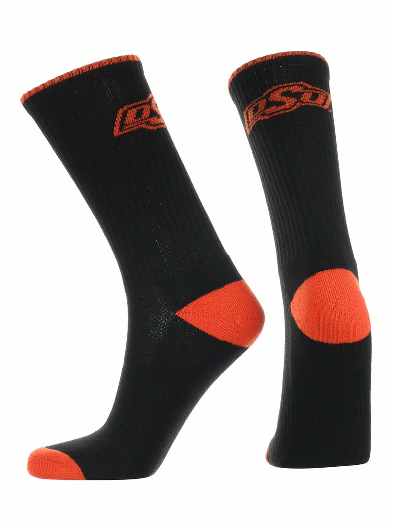 New ๐งจ TCK All Schools Oklahoma State Cowboys ๐งฆ Socks Campus Legend Crew Length ๐ 2 TCK All Schools Oklahoma State Cowboys Socks Campus Legend Crew Length