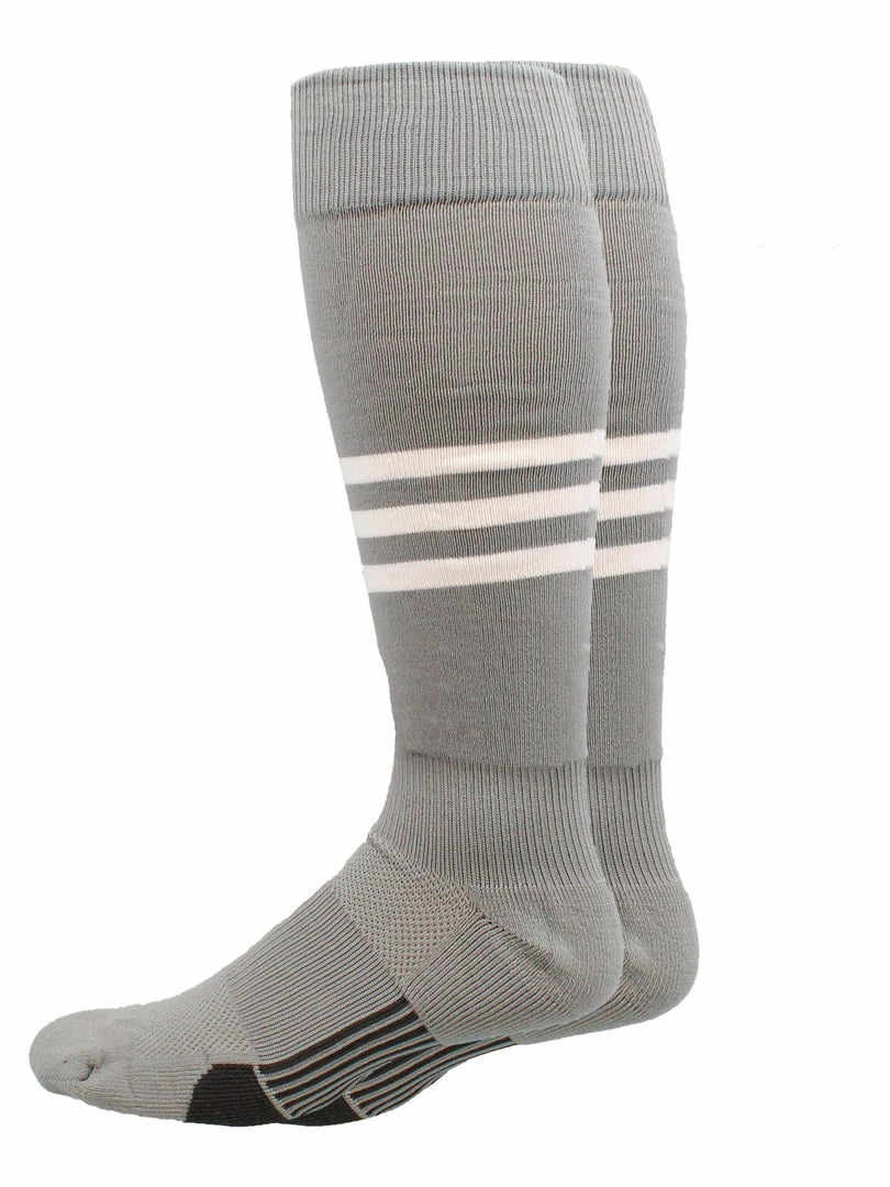 Cheapest ๐ MadSportsStuff Dugout 3 Stripe โพ Baseball ๐งฆ Socks Over The Calf Length Pattern B โญ 9 MadSportsStuff Dugout 3 Stripe Baseball Socks Over The Calf Length Pattern B
