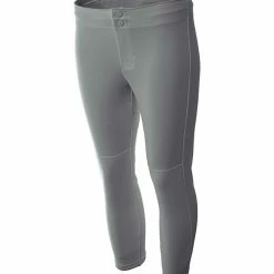 MadSportsStuff Girls Softball Pants Capri Length Basic Line